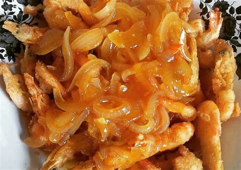 Resep Udang goreng tepung asam manis oleh atik ahmad - Cookpad