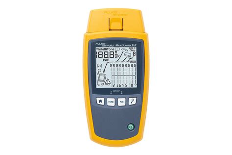 Fluke Networks MicroScanner™ PoE Industrial Ethernet Cable Verifier | Fluke