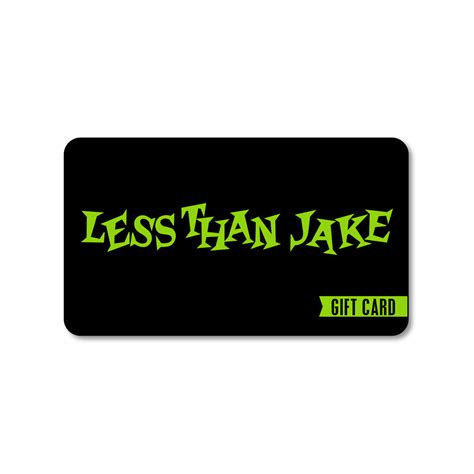 Less Than Jake Digital Merch Gift Card – Less Than Jake Merch