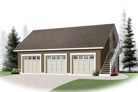 3 Car Garage With Bonus Storage - 22364DR | Architectural Designs ...