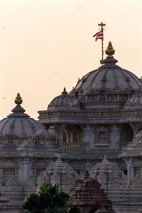 Facade of the temple Akshardham Stock Photo by ©atosan 90575834