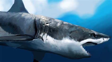 Great White Shark Wallpaper Hd - WallpaperSafari