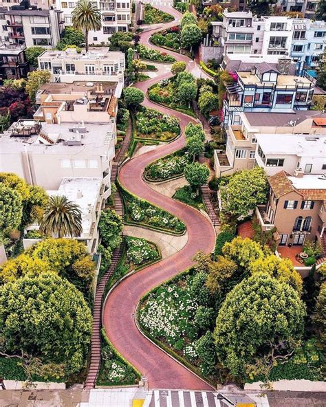 Lombard Street - San Francisco, USA | Lombard street, Free things to do ...