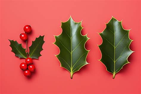 Holly leaves cherry plant leaf. | Free Photo - rawpixel