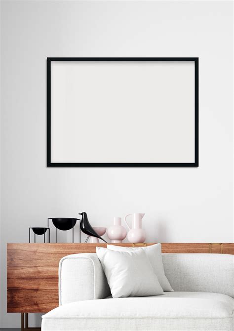 Fraem Mockup #418, Black Landscape Frame Mockup, A3 Frame Mockup ...