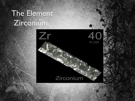 PPT - The Element Zirconium PowerPoint Presentation, free download - ID ...