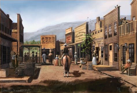 Wild west town by Ranarh on deviantART | Old west town, Old western ...