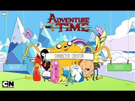 Adventure Time - CHARACTER CREATOR (Cartoon Network Games) - YouTube