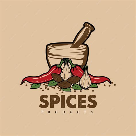 Vintage spices logo | Premium AI-generated vector