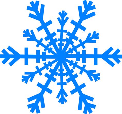 Snowflake Clip Art at Clker.com - vector clip art online, royalty free ...