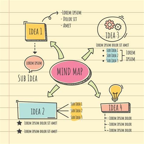 Creative Mind Map Template 3169705 Vector Art at Vecteezy