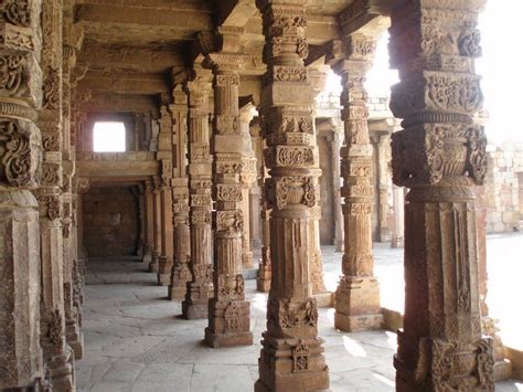 Iron Pillars of a 4th Century Hindu Temple