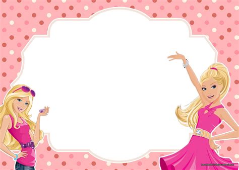 FREE Printable Barbie Invitation Templates | FREE Printable Birthday ...