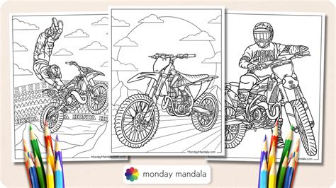 20 Dirt Bike Coloring Pages (Free PDF Printables)