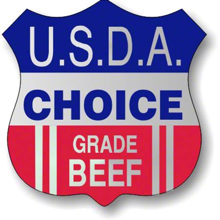 USDA Choice Beef Label - 1.3" x 1.3" | United Packaging Products, Inc.