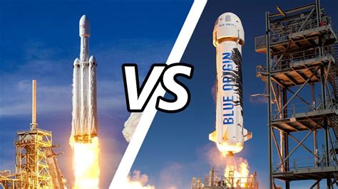 SpaceX vs Blue Origin Rocket Landing - YouTube