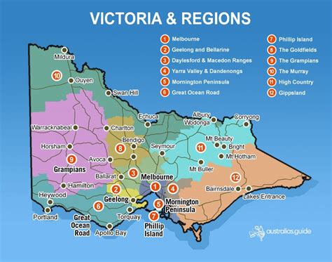 Map Of Victoria | Victoria - Australia's Guide regarding Printable Map ...