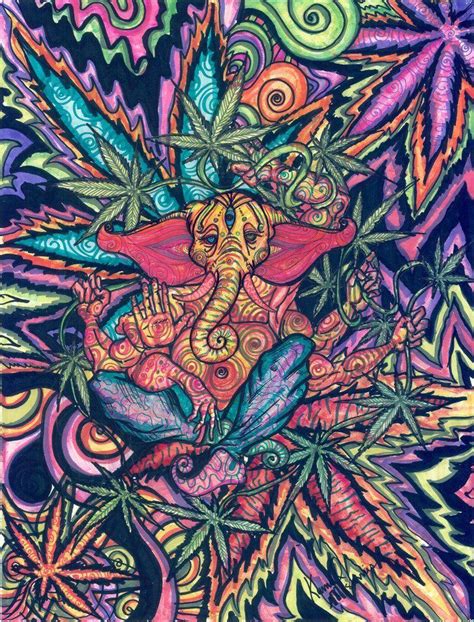 Trippy Weed Wallpaper Hd