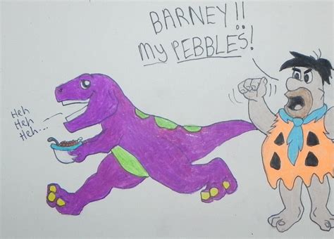 Barney My Pebbles color by ShebaKoby on DeviantArt