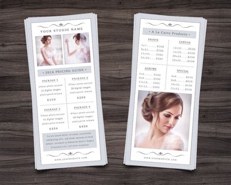 Photography Rack Card Template (102788)