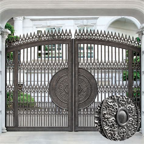 Entrance Cast Aluminum Door Designs for Wall Compound - China ...