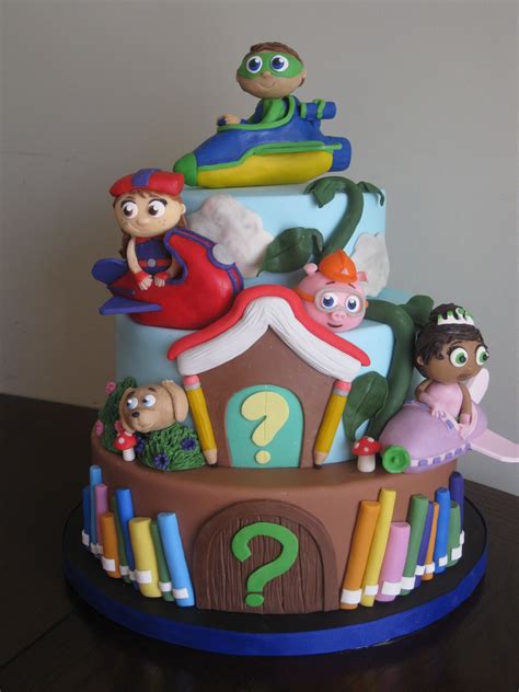 Super Why themed birthday cake for my daughter's 5th birthday. | Super ...