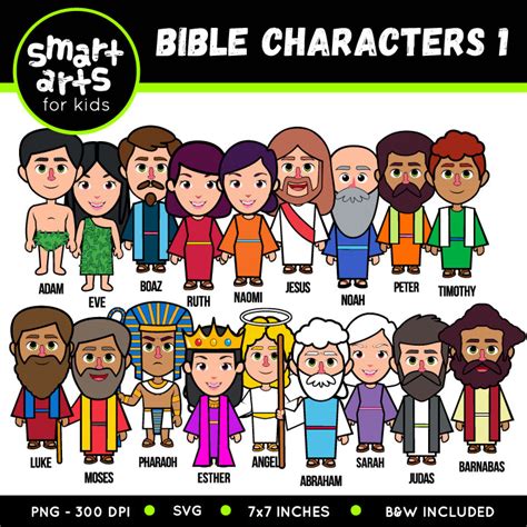 Bible Characters Clip Art 1 - Educational Clip Arts and Bible Stories