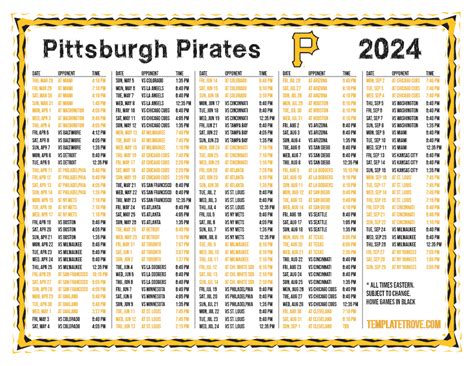 Pittsburgh Schedule 2024 - Alma Lyndel