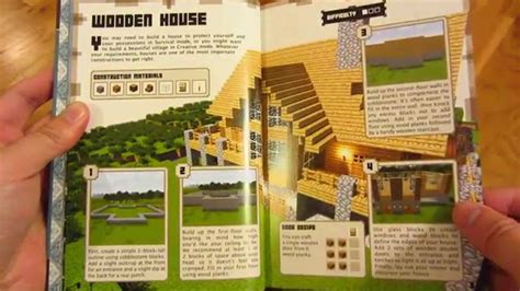 Minecraft Construction Book - Page by Page Every Page - YouTube