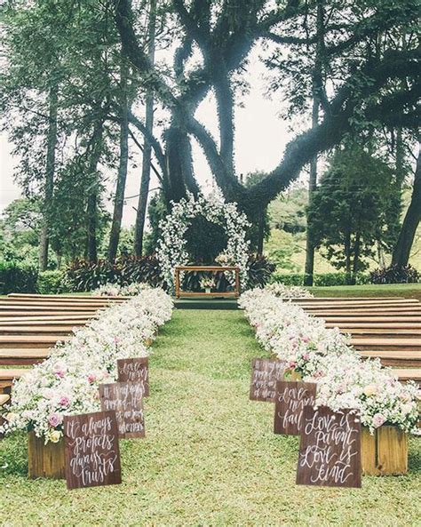 Beautiful Rustic Wedding Aisle Signs Pictures, Photos, and Images for ...