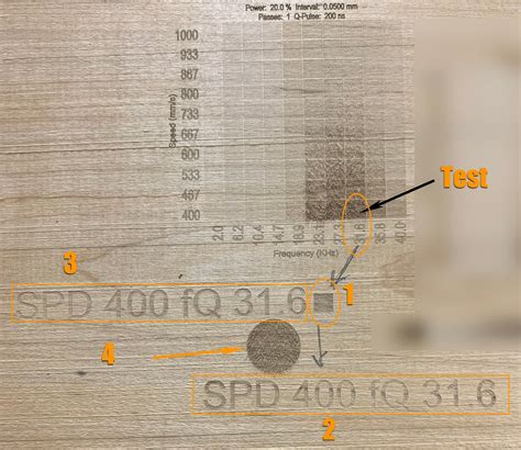 UV laser Material Test VS Actual= Settings are identical - LightBurn ...