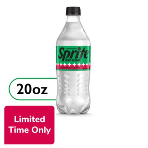 Sprite® Winter Spiced Cranberry Zero Sugar Bottle, 20 fl oz - Fred Meyer