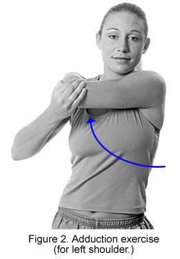 Horizontal Adduction Shoulder | Frozen shoulder exercises, Frozen ...