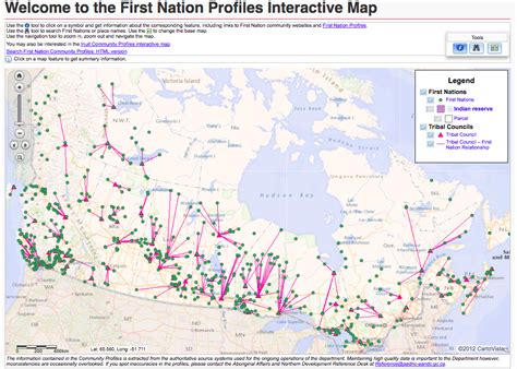 First Nation Profiles Interactive Map | First Nations Indigenous ...