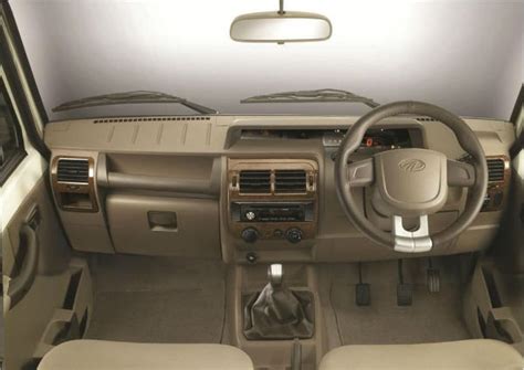 Mahindra Bolero Interior