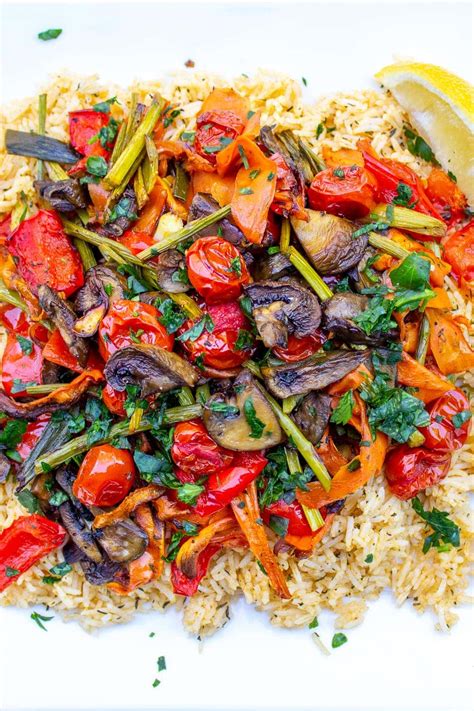 Savory Rice and Roasted Veggies - Two 🧐Kooks In The Kitchen