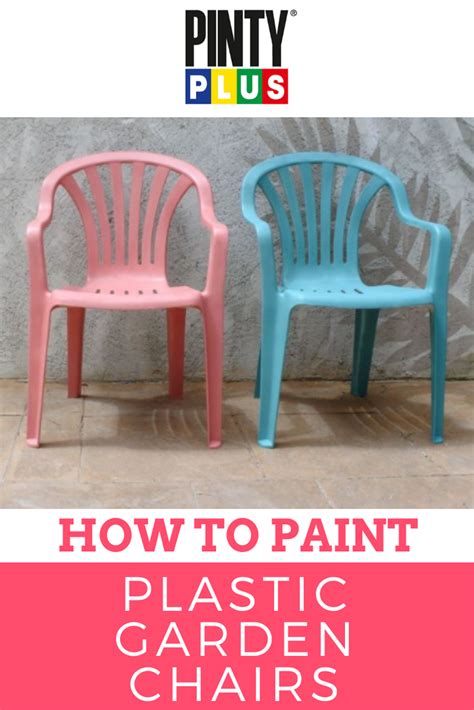 How to paint plastic garden chairs - Pintyplus | Plastic garden chairs ...