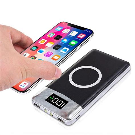 30000mah Powerbank Wireless Charger Fast Charge Power Bank Portable ...