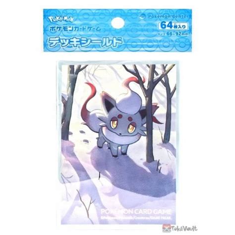 Pokemon Center 2022 Hisuian Zorua Set Of 64 Deck Sleeves