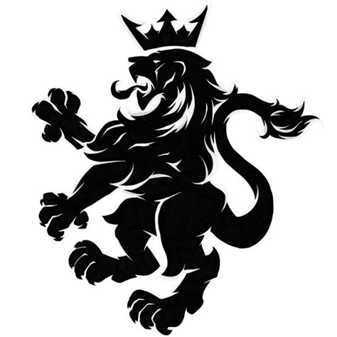 English Lion Crest Logo on Behance