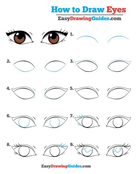 Easy Step-by-Step Tutorial on How to Draw Eyes