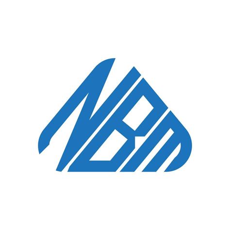 NBM letter logo creative design with vector graphic, NBM simple and ...