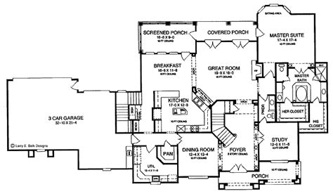 Great for Big Families HWBDO13786 Craftsman from BuilderHousePlans.com ...