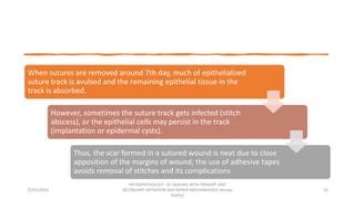 PATHOPHYSIOLOGY OF HEALING WITH PRIMARY & SECONDARY INTENTION.pptx