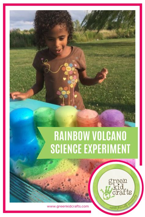 Rainbow Volcano Science Project | Colorful Afternoon Activity