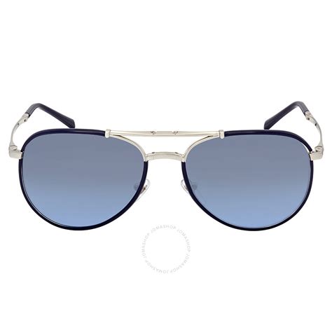 Burberry Blue Gradient Aviator Men's Sunglasses BE3091J-1166S2-58 ...