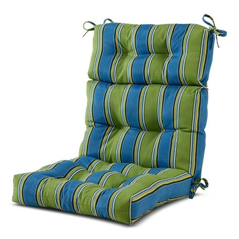 Greendale Home Fashions Cayman High Back Patio Chair Cushion in the ...