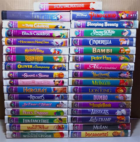 Disney VHS Lot www.ugel01ep.gob.pe