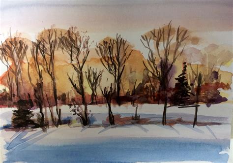 Landscape | Aquarel