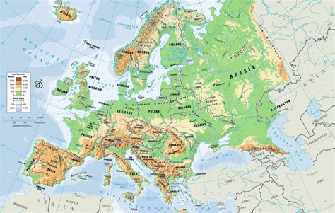 Physical Map Of Eastern Europe | secretmuseum